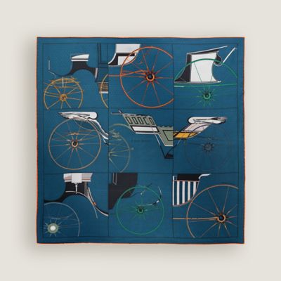 HERMES 新作 スカーフ カレ 70 OEillet Cuir A Toute Berline ! A Toute Berline ! leather eyelet scarf 70 | Hermès USA